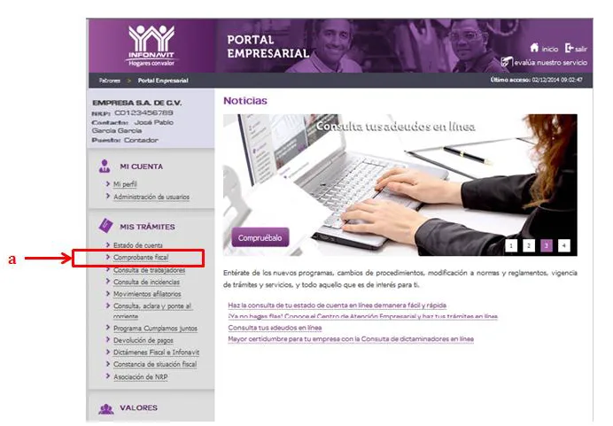 descargar cfdi infonavit 2