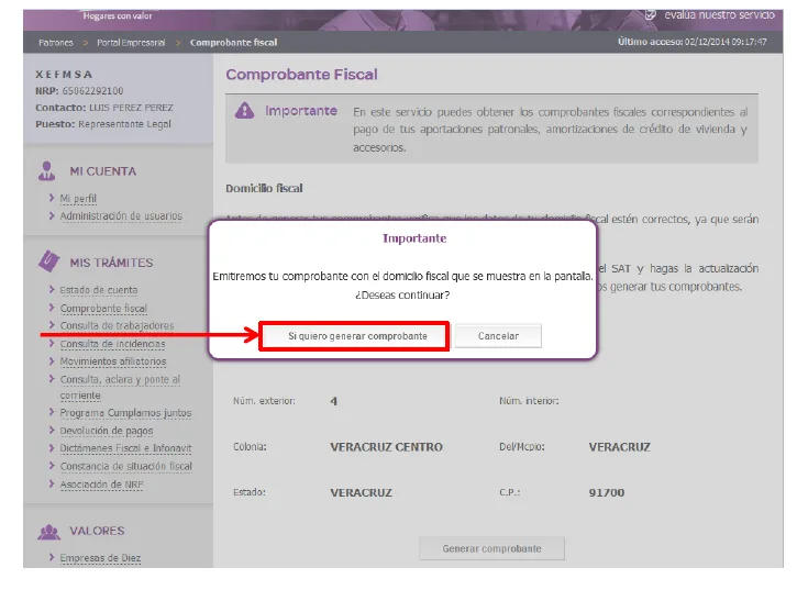 descargar cfdi infonavit 4