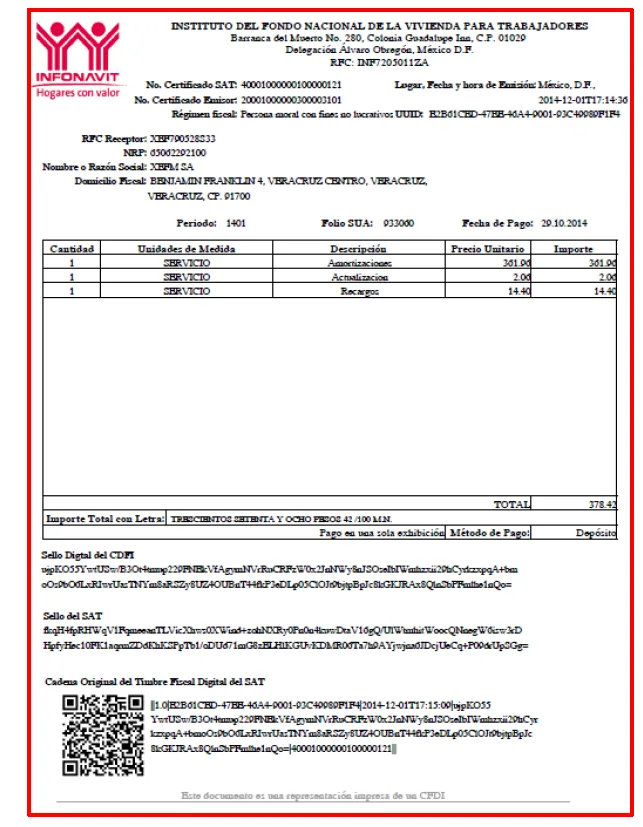 descargar cfdi infonavit 9