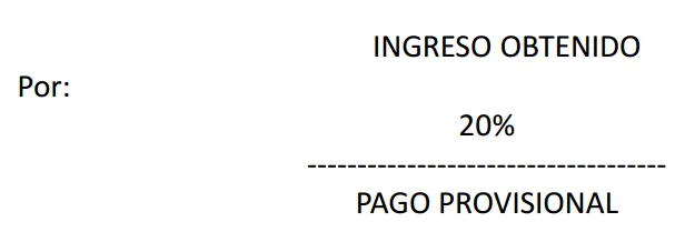 isr pago provisional venta no inmuebles