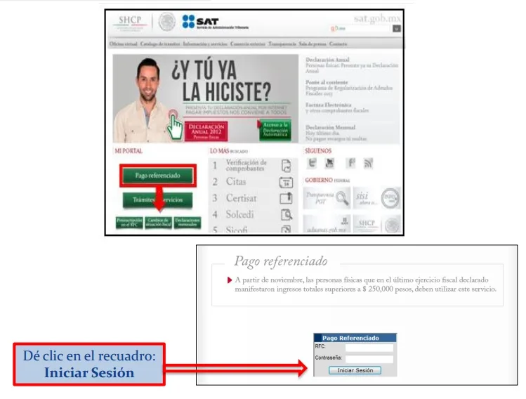 pago referenciado sat