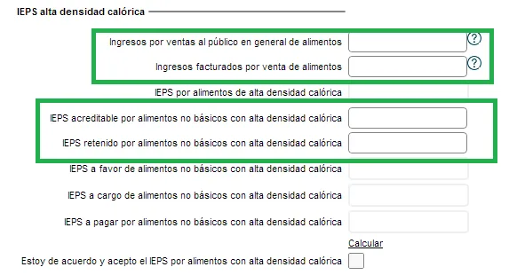 simulador ieps calorica