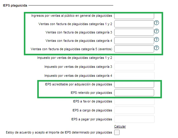 simulador ieps plaguicidas