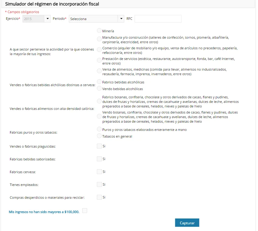 simulador ventas anuales publico general rif